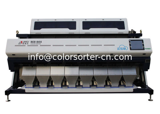 rice colour sorter machine with LED light and CCD camera