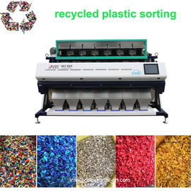 RGB camera Plastic Color Sorter Machine with high sorting accuracy and production capacity