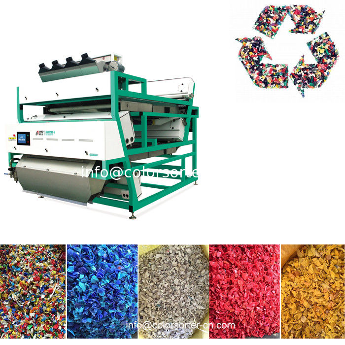 Plastics Flake Sorting Machine Plastic Color Sorter Machine With Best Quality Components