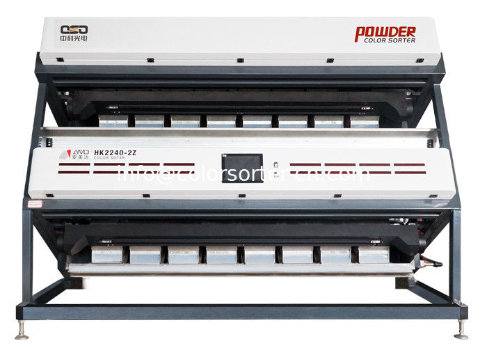 Optical Sorting For Fine Quartz Sand 0 125 0 9 Mm Powder Size Color Sorter Machine Hk1504 2z